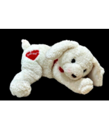 HALLMARK Bunnies by the Bay White Puppy Dog RED HOT Valentine Hearts w T... - £22.83 GBP