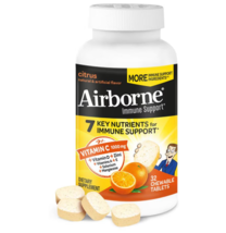 Airborne 1000mg of Vitamin C Immune Support Supplement Multivitamin Chewable Tab - £30.71 GBP