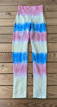 BP. NWOT women’s tie dye high waisted leggings size XS blue yellow pink J11 - £13.84 GBP