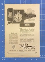 Vintage Print Ad The Longines Watch US Naval Observatory Washington DC 10 x 6.5&quot; - £9.94 GBP