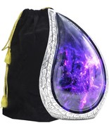 M MEILINXU Cosmic Galaxy Teardrop Urn, Large Funeral Cremation, PurpleSt... - $53.41