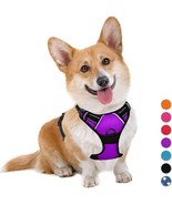BARKBAY No Pull Dog Harness Front Clip Heavy Duty Reflective Purple Medium - $10.89