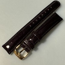 Original Invicta Genuine Leather Watch Band Strap ~ Black ~ 16mm~Gold To... - $23.74