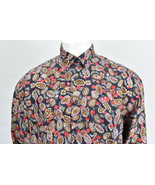 Mens Silk Uomo By Nak Silk Shirt Long Sleeve Button Down M - $54.77 CAD