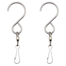 Lainin 2-Pack Smooth Spinning Swivel Clips Hanging Hooks for Wind Chime ... - $7.83+