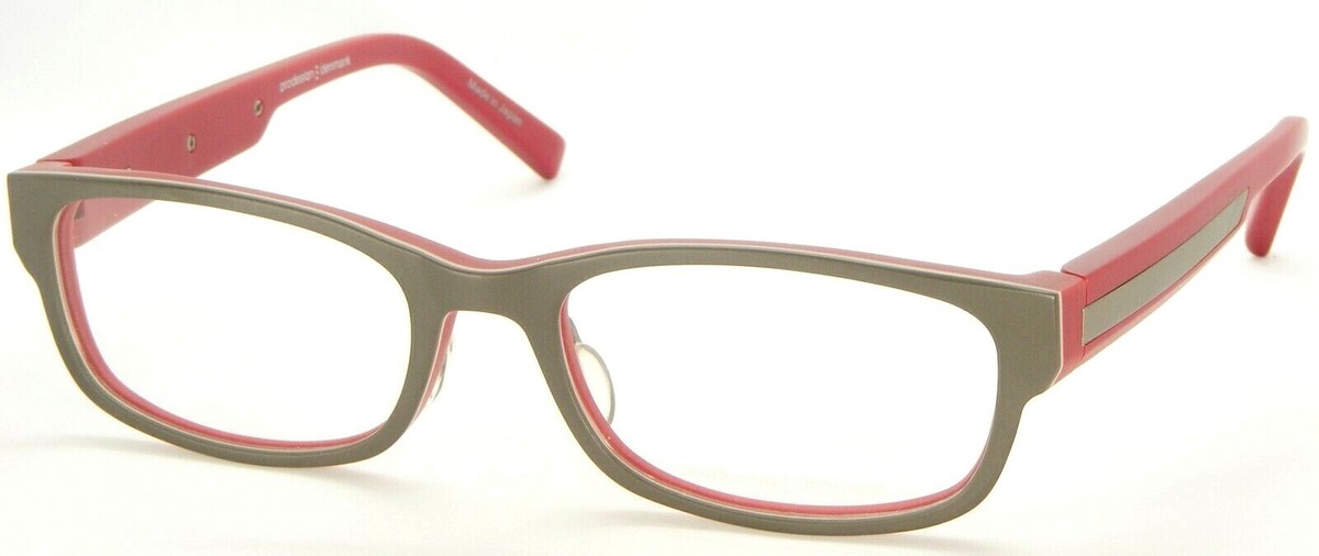 Prodesign denmark 1716-1 6531 Mate Gris Foncé/Rouge Lunettes 54-18-140 (... - $86.00