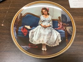 Bradford Exchange Collectors Plate 1993 Waiting at the Dance Bradex 84-R... - £8.07 GBP