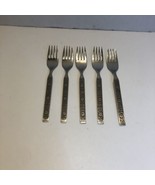 Oneida Community Stainless Isabella 5 Forks 6.75&quot; Flatware MCM Betty Cro... - £19.45 GBP