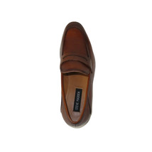 Men's Shoes Steve Madden Soft Leather upper Slip On Penny Acheron Brandy image 7