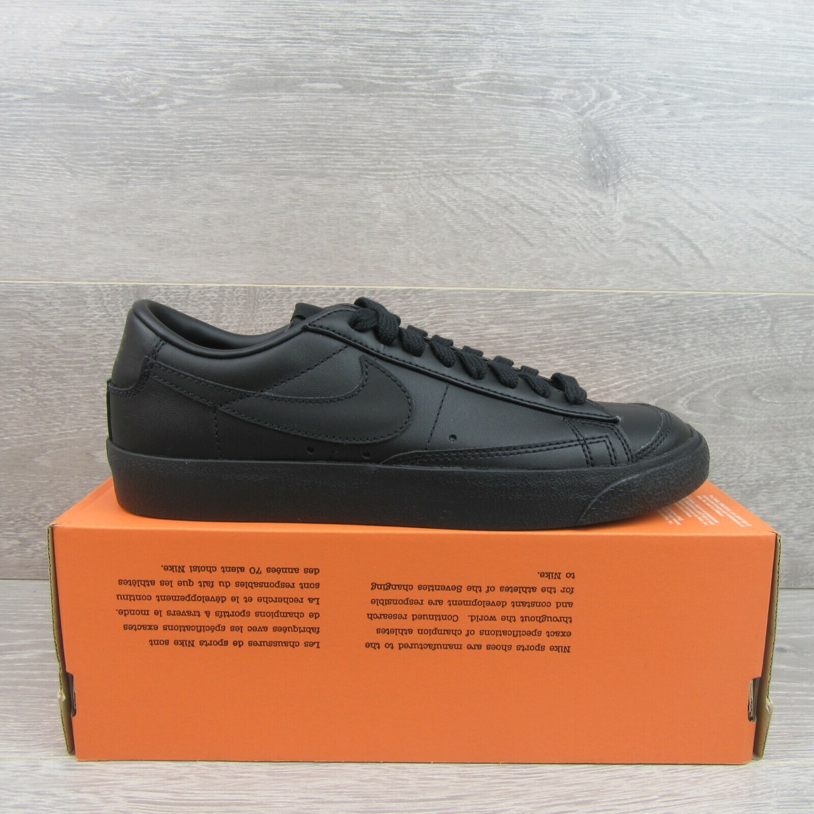 Nike Blazer Low '77 Women's Shoes Size 8.5 Triple Black NEW DC4769-002 Item image 2