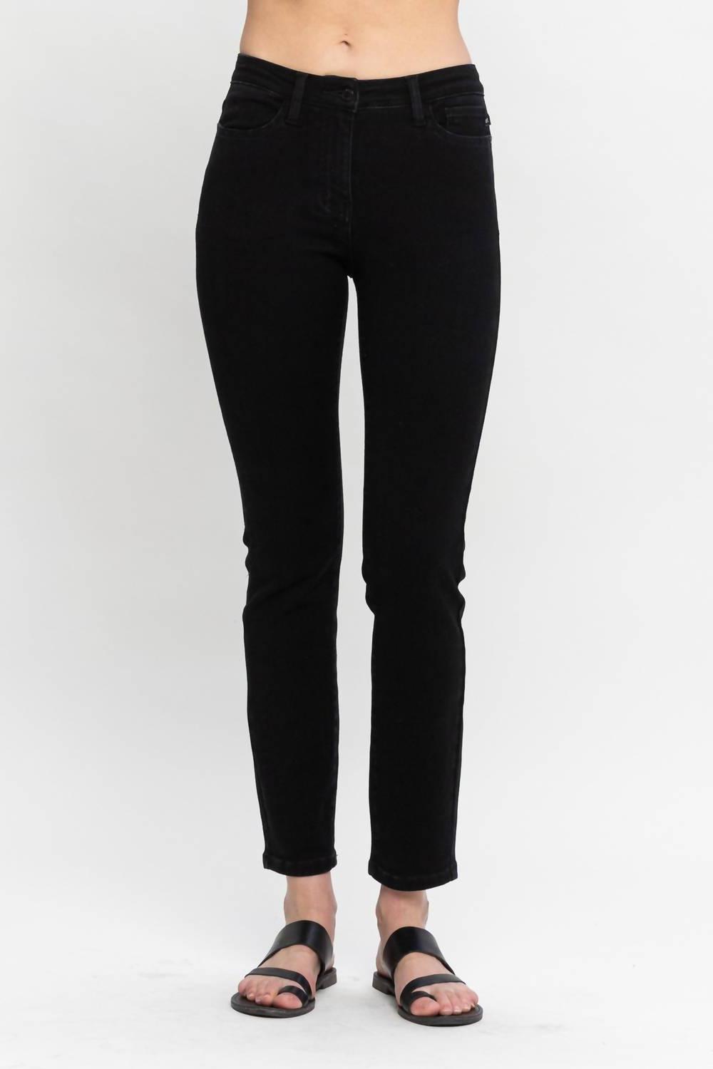 Judy Blue Mid-Rise Slim Fit Jeans Black - $33.66+