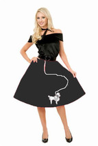 &quot;Black Poodle Skirt&quot; Adult Small Halloween Costume - £19.36 GBP