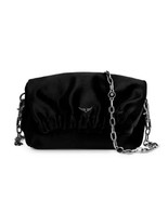 New Zadig &amp; Voltaire Rockyssime Velvet Clutch Shoulder Bag Chain w/Cryst... - $197.99