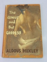 Genius and the Goddess by Aldous Huxley HCDJ Book 1955 2nd Rare - $14.50
