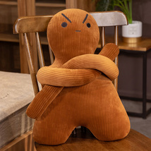 Humanoid Pillow Cushion Pit Strip Simple Long Hands Plush Toy Decompression Soot - £23.59 GBP