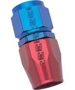 Russell/Edel 610030 Red/Blue Anodized Aluminum-8An Straight Hose End, Bl... - $45.22 CAD