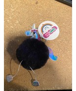 1 Black Unicorn Puffy Keychains *NEW* rrr1 - $10.92 CAD