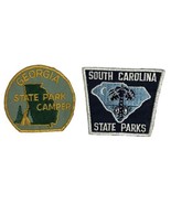 Vintage Georgia State Park Camper South Carolina State Parks Patch Lot of 2 - £7.55 GBP