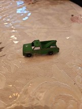 MARX Wrecker Truck Green Made in Hong Kong Die Cast Metal 2.5 - $8.75