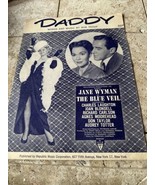 Daddy Bob Troup Jane Wyman Sheet Music - £10.97 GBP