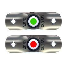 TACO Rub Rail Mounted LED Navigation Light Set - 2-1/2&quot; - £151.51 GBP