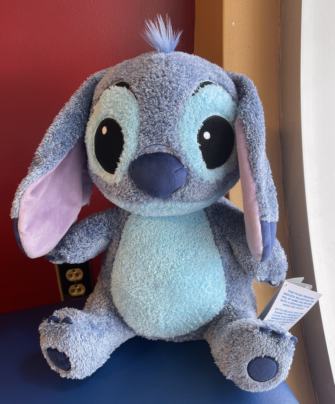 Disney Parks Stitch Weighted Emotional Support Plush Doll NEW- Disney Toys