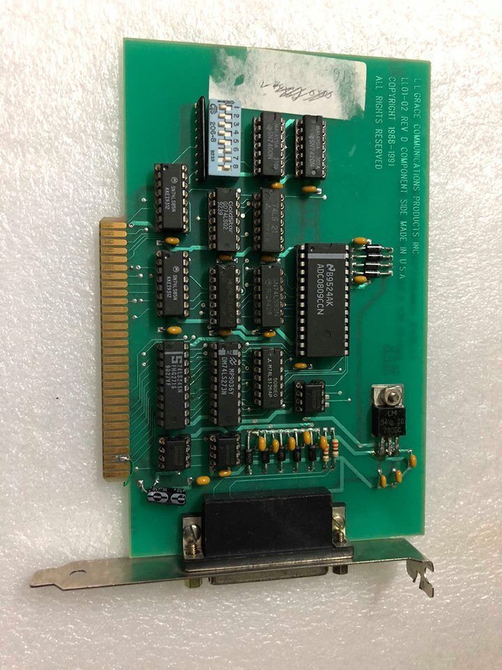 LL01-02 Rev D L.L Grace Communications Products ISA interface Card - $903.90