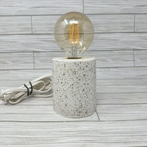 Ikea LERSKIFFER Table lamp Work Home Bedside Terrazzo Effect Speckled White - $49.49