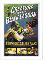 Postcard Sci Fi Poster Creature From The Black Lagoon 1954 - £3.87 GBP