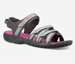 Teva kids tirra sandal in Silver/Magenta - size 7 - $36.63