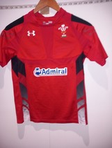 Wales Rugby Union 2013-2014 Home Shirt Jersey Under Armour Boy L/JLG Express Shi - £31.22 GBP