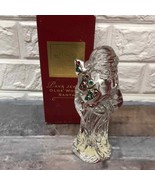 LENOX Lead Crystal Pave Jewels Olde World Santa Made in Germany Heavy 7&quot; - $61.23 CAD