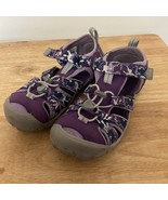 Keen Girls Purple Camo Water Sandals, Size 1 Hook And Loop - $25.80 CAD