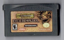 Nintendo Gameboy Advance Dungeons &amp; Dragons Eye of the Beholder Game Cart Only - £34.63 GBP