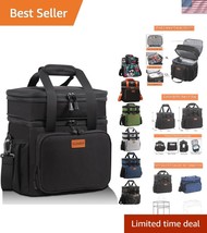 Expandable Insulated Lunch Box - 16L Heavy-Duty Cooler Bag for Work &amp; Ad... - $36.00