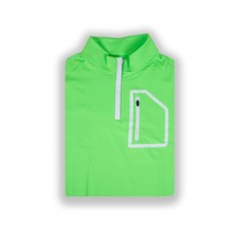 2Putt Men&#39;s Q-Zip Pullover Lime Green - $45.00