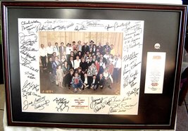  1994 Opry Show Cast Photo Signed by all 30 Artist Framed - £721.64 GBP
