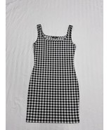 SHEIN Black And White Gingham Plaid Sundress Size Small. Beach Summer - $6.79