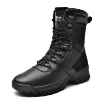 Men Military Boots Men Desert Combat Boots Outdoor Man non-slip Snow Boots Male  - £110.77 GBP