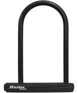 Master Lock U-Lock Bike Lock With Key, U-Lock For Bicycles, Lock For, Black - £32.04 GBP