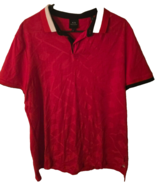 Armani Exchange Mens Shirt, Short Sleeve, Polo, Golf Shirt, Red, Size XL - $23.75