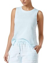 Nautica Womens Sleepwear French Terry Pajama Top Only,1-Piece,Bright Blue,XL - £21.32 GBP