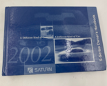 2002 Saturn S Series Owners Manual Handbook OEM L02B12029 - $26.99
