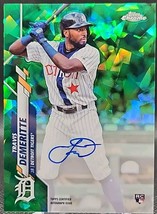 2020 Topps Chrome Sapphire Travis Demeritte #CSA-TD Auto RC Green 11/50 - $18.67