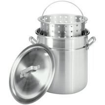 Bayou Classic 4042 42-qt Aluminum Stockpot w/ Basket Features Domed Vent... - $157.53 CAD