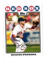 2008 Topps Boston Red Sox #BOS10 Dustin Pedroia Boston Red Sox - $3.00