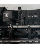 1940s WW2 US Army Transportation Railroad Real Photo Train 8660 Military... - €51,86 EUR