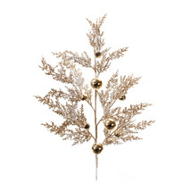 Flocked Sleigh Bell Pine Spray (Set of 2) - $49.60
