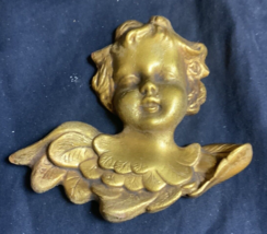 Vintage Gold Cherub Cupid Decor 4” - £5.17 GBP