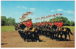 Postcard RCMP Royal Canadian Mounted Police Drill For Musical Ride - £3.10 GBP